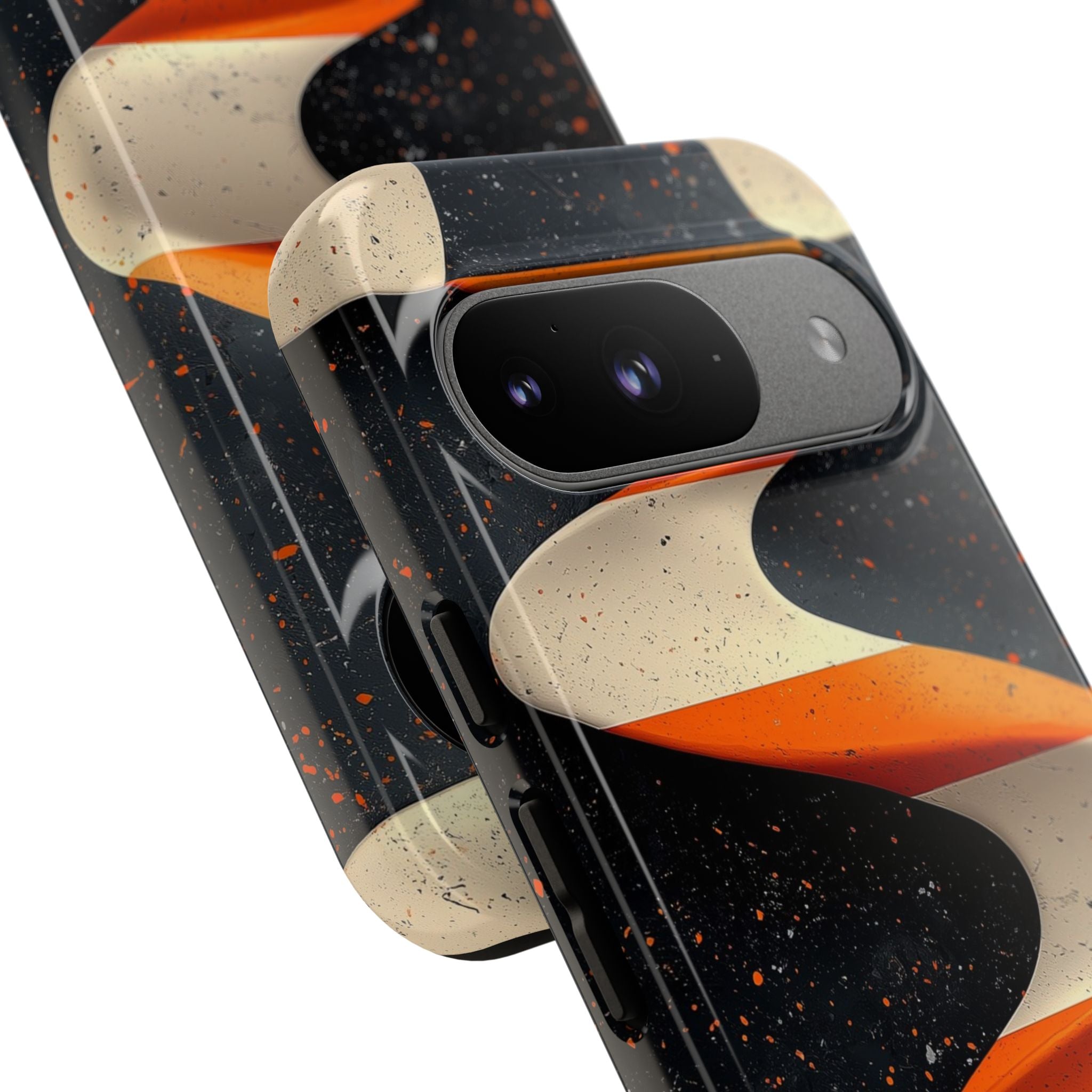 Orange Grit Twist · Tough Phone Case for Google Pixel