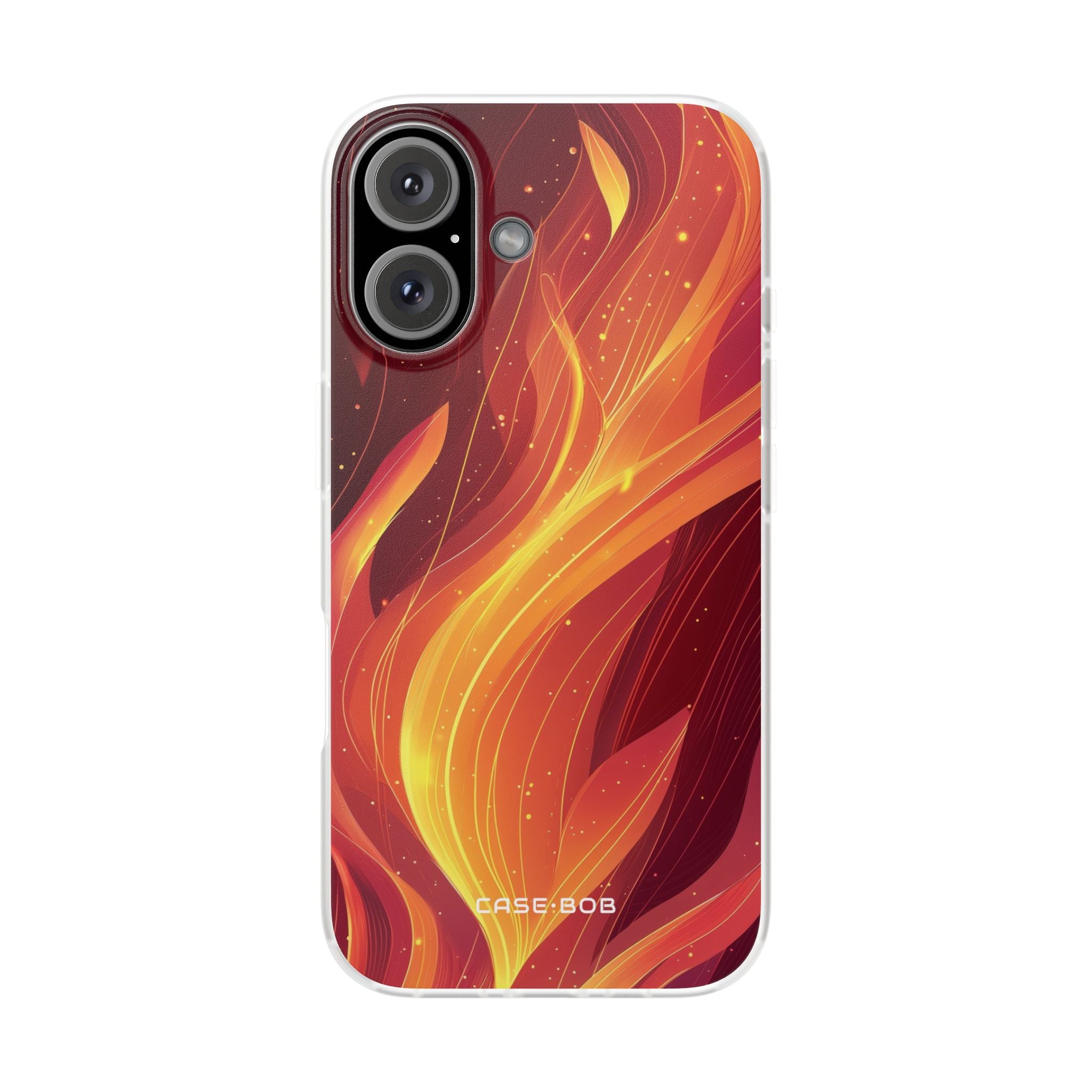 Flaming Flow iPhone 16 Case - Soft - CASE•BOB