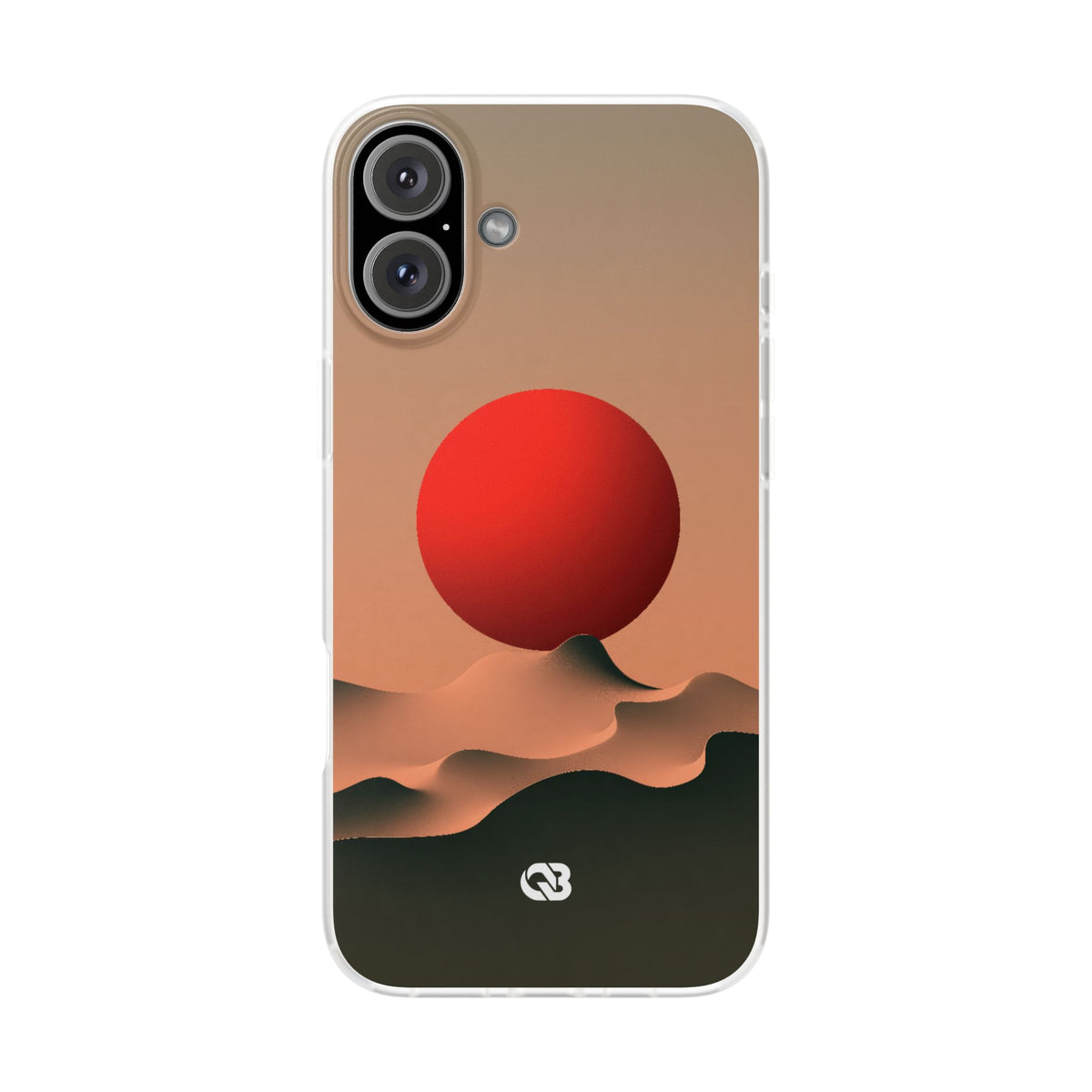 Crimson Sol Ridge · Lite Phone Case for iPhone ·  Red