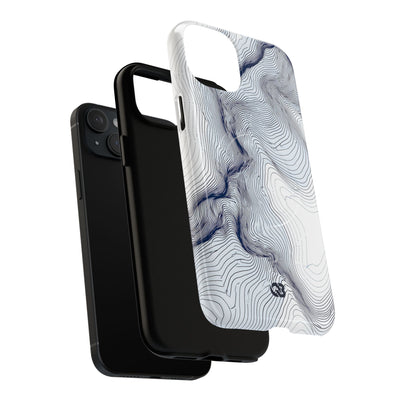Nordic Ridge Contour · Tough 2.0 Magnetic Phone Case for iPhone · White