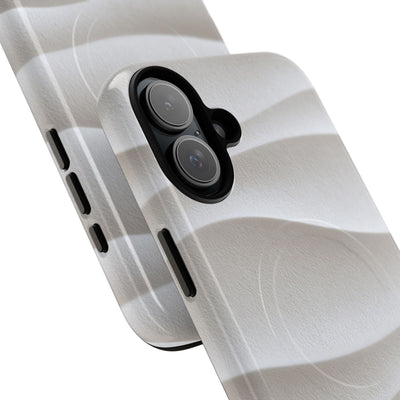 Sculpted Dune Relief · Tough 2.0 Magnetic Phone Case for iPhone · White