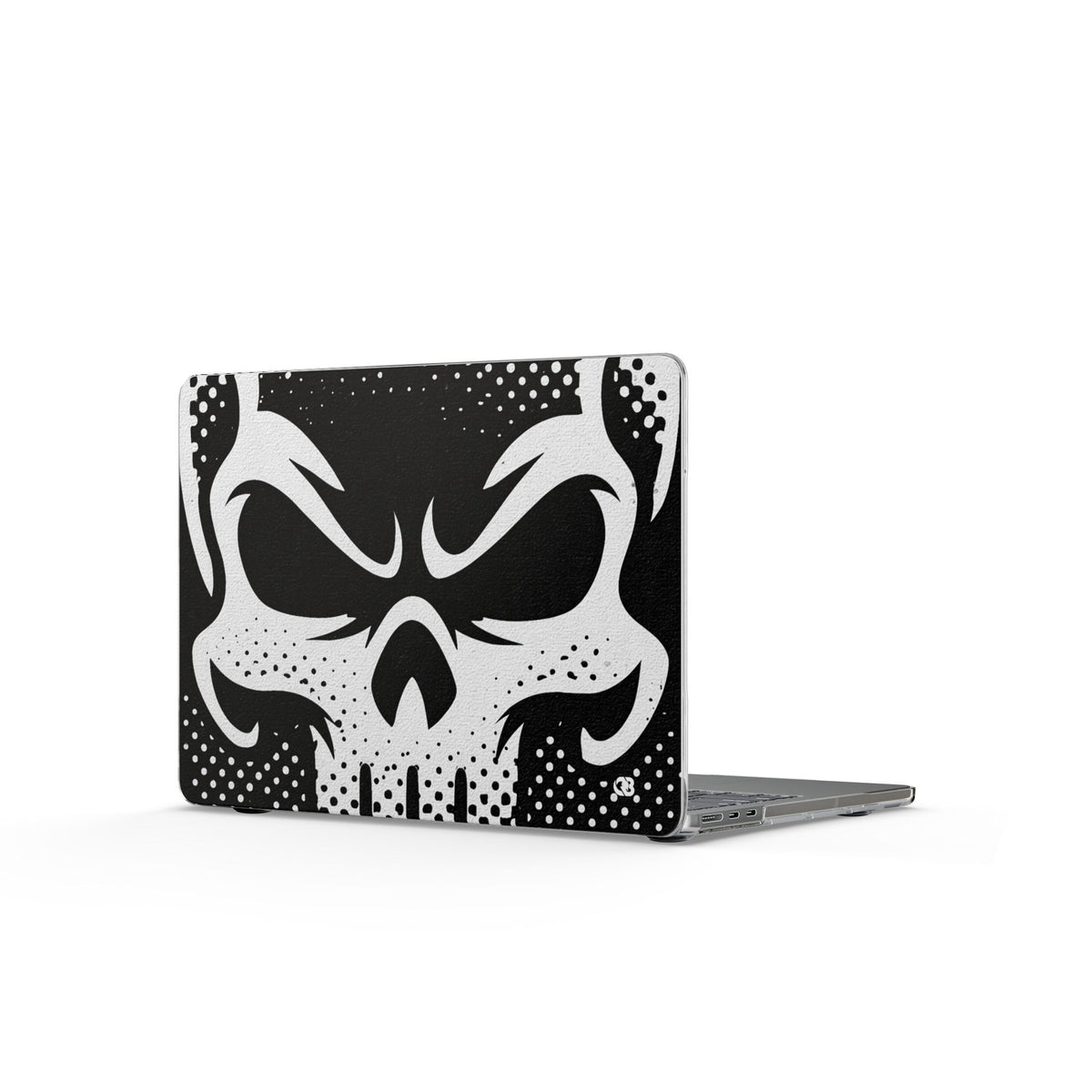 Phantom Halftone · Clear Hard Case for MacBook · Black