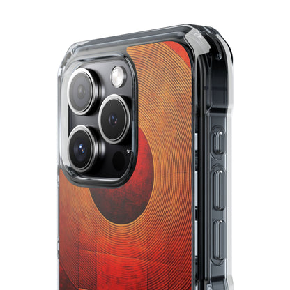 Crimson Orbit iPhone 15 Pro Cover - Impact