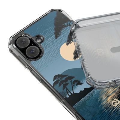 Blue Impact MagSafe Phone Case for iPhone - Midnight Kyoto Pine