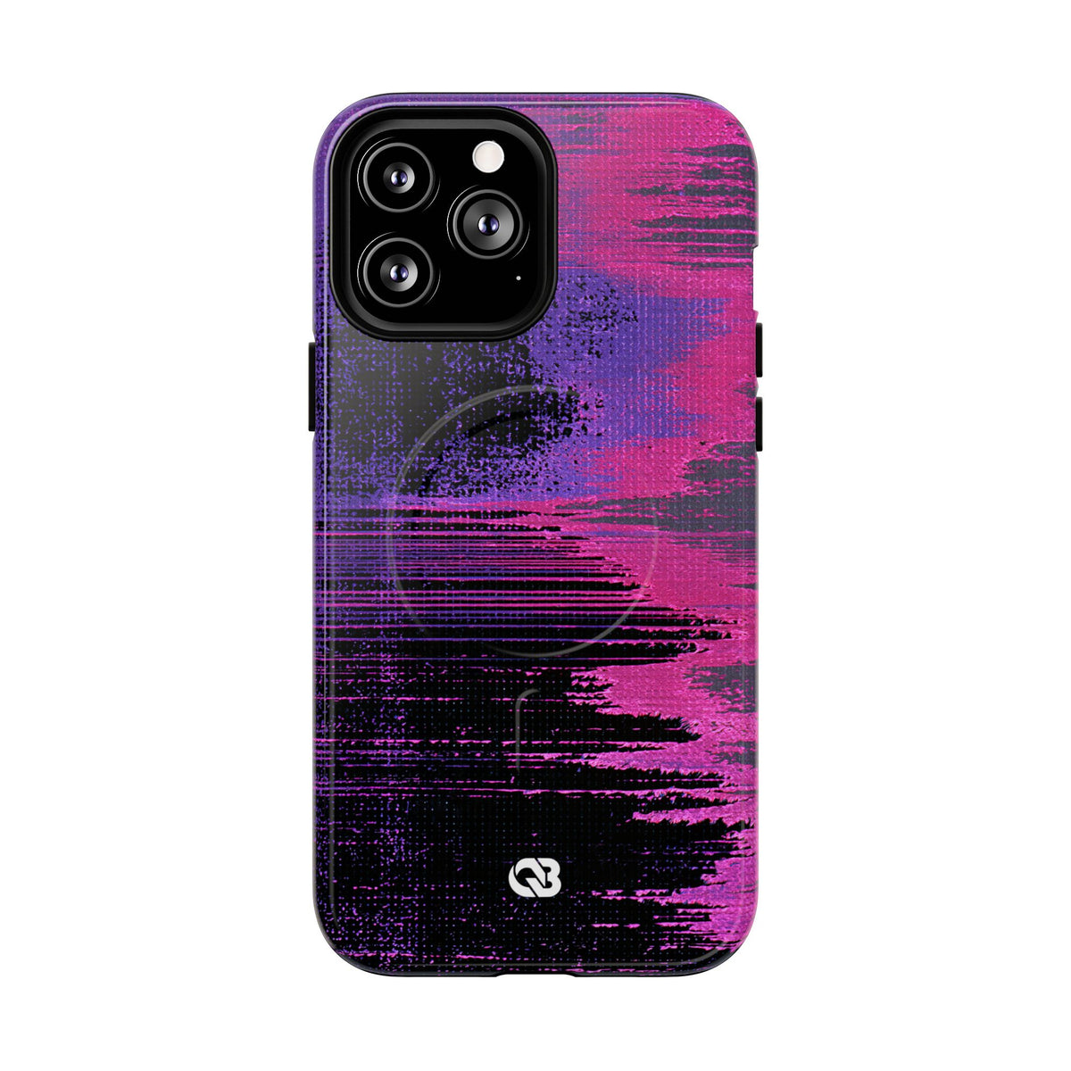Neon Signal Shift · Tough 2.0 Magnetic Phone Case for iPhone · Purple