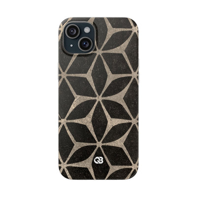 Concrete Mosaic Star · Lite Phone Case for iPhone ·  Black