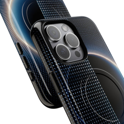 Luminous Meridian · Tough 2.0 Magnetic Phone Case for iPhone · Black