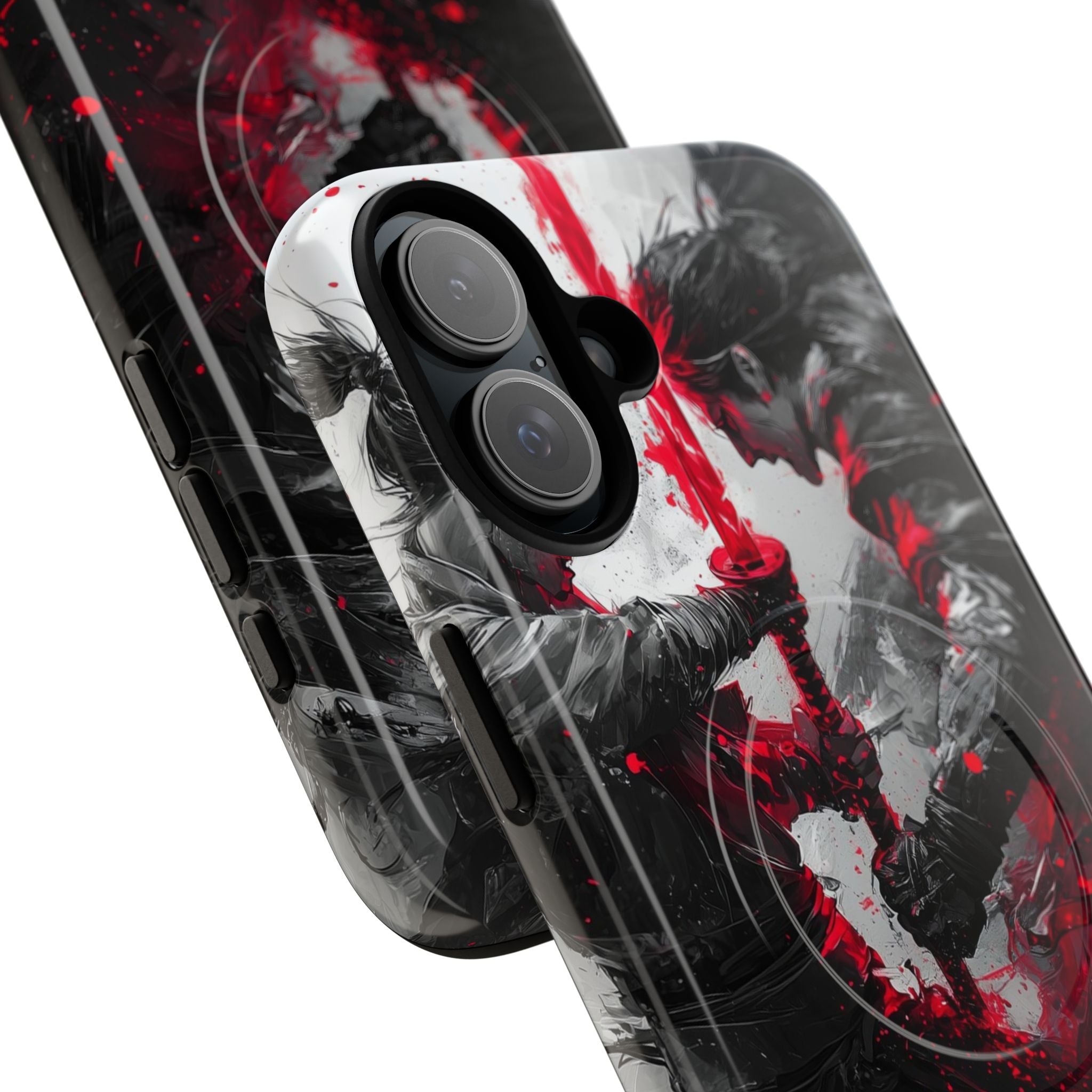 Shattered Crimson Duel · Tough+ Phone Case for iPhone · Magsafe