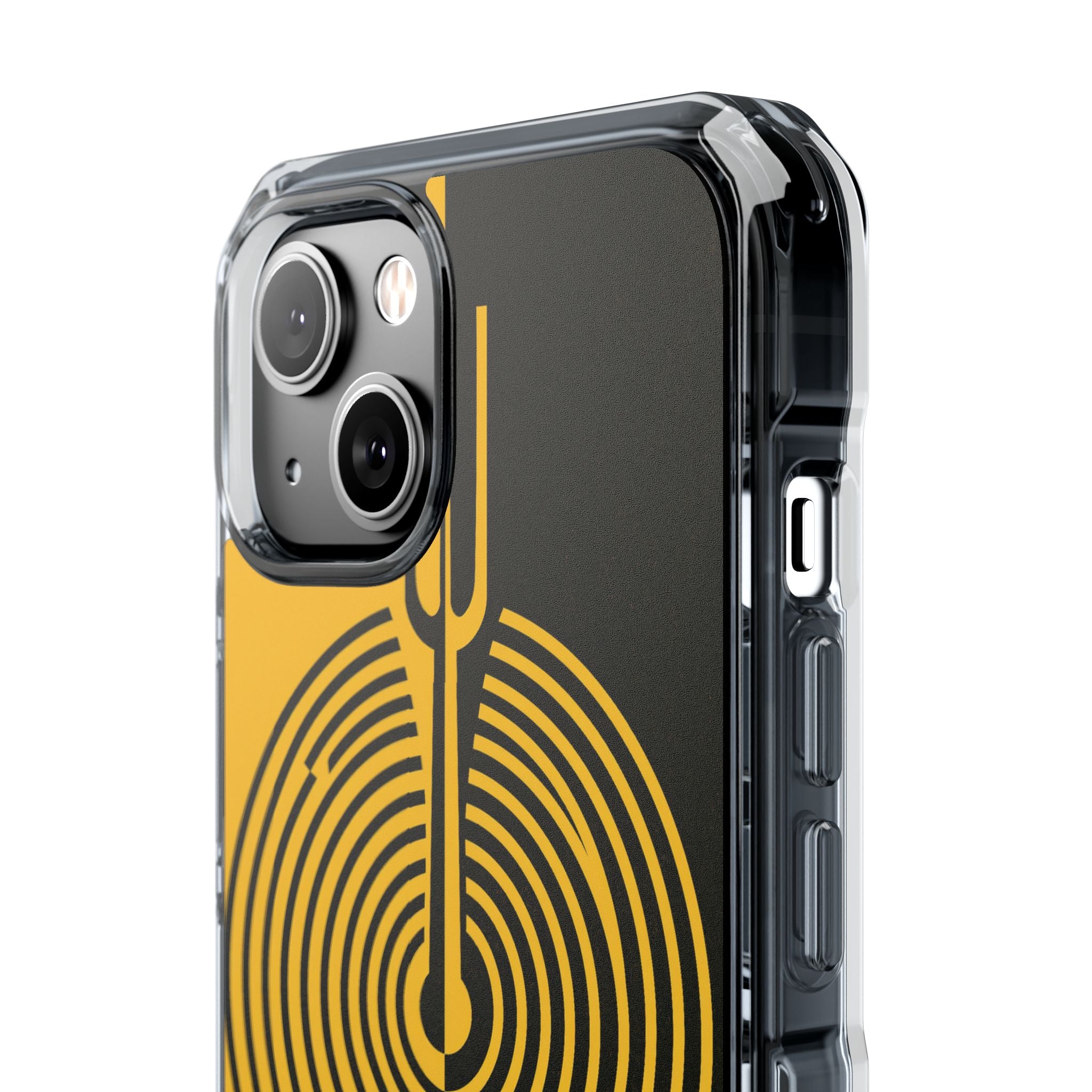 Yellow Impact MagSafe Phone Case for iPhone - Voltage Sector Pulse
