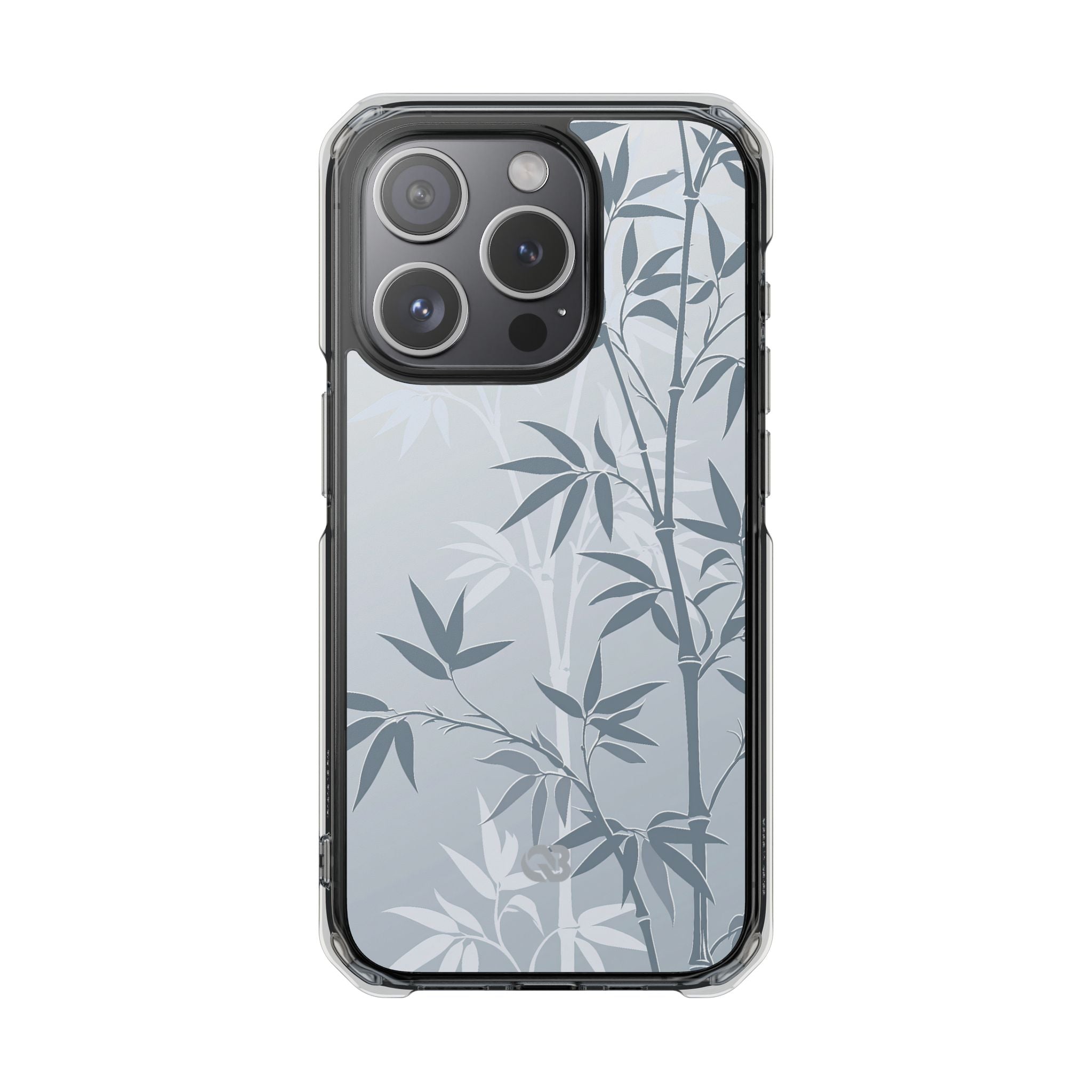 Blue Impact MagSafe Phone Case for iPhone - Slate Bamboo Shadow