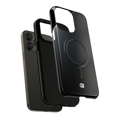 Black Tough 2.0 Magsafe Phone Case for iPhone - Obsidian Lunar Arch