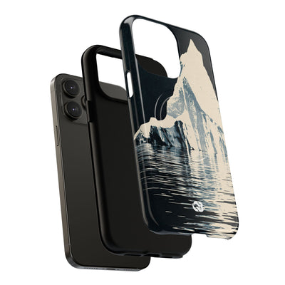 Blue Tough 2.0 Magsafe Phone Case for iPhone - Frozen Navy Monolith