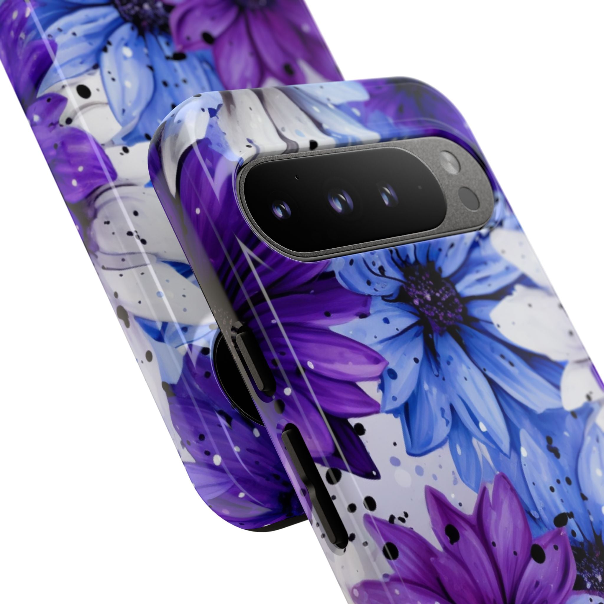 Ink Splatter Blooms · Tough Phone Case for Google Pixel