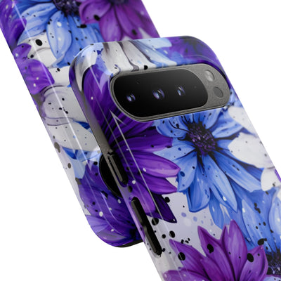 Ink Splatter Blooms · Tough Phone Case for Google Pixel