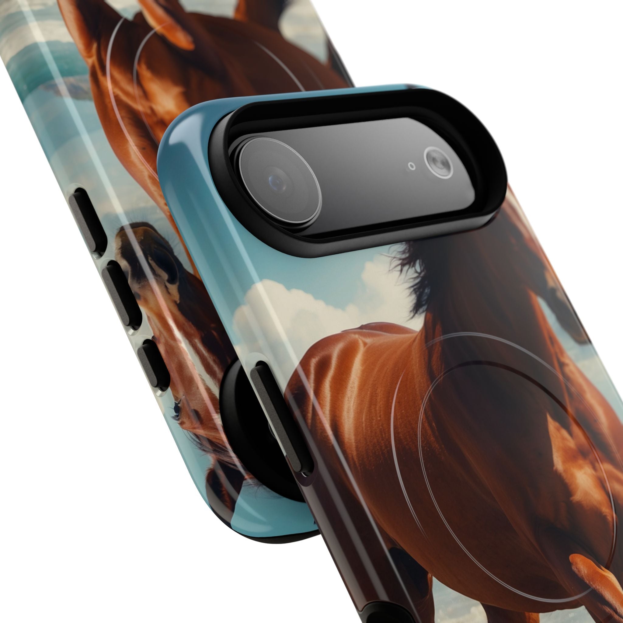 Blazing Horse iPhone 17 Air Case - Tough+ - CASE•BOB