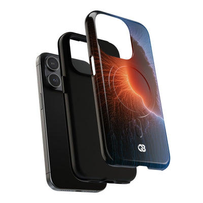 Thermal Aura Pulse · Tough 2.0 Magnetic Phone Case for iPhone · Blue