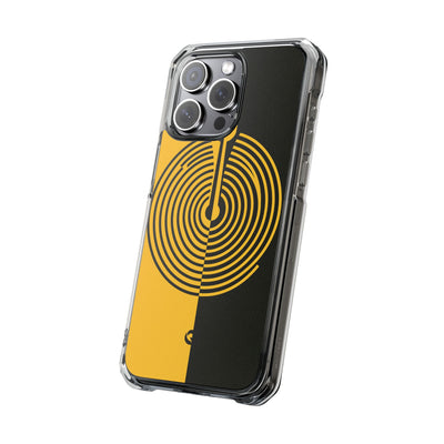 Yellow Impact MagSafe Phone Case for iPhone - Voltage Sector Pulse