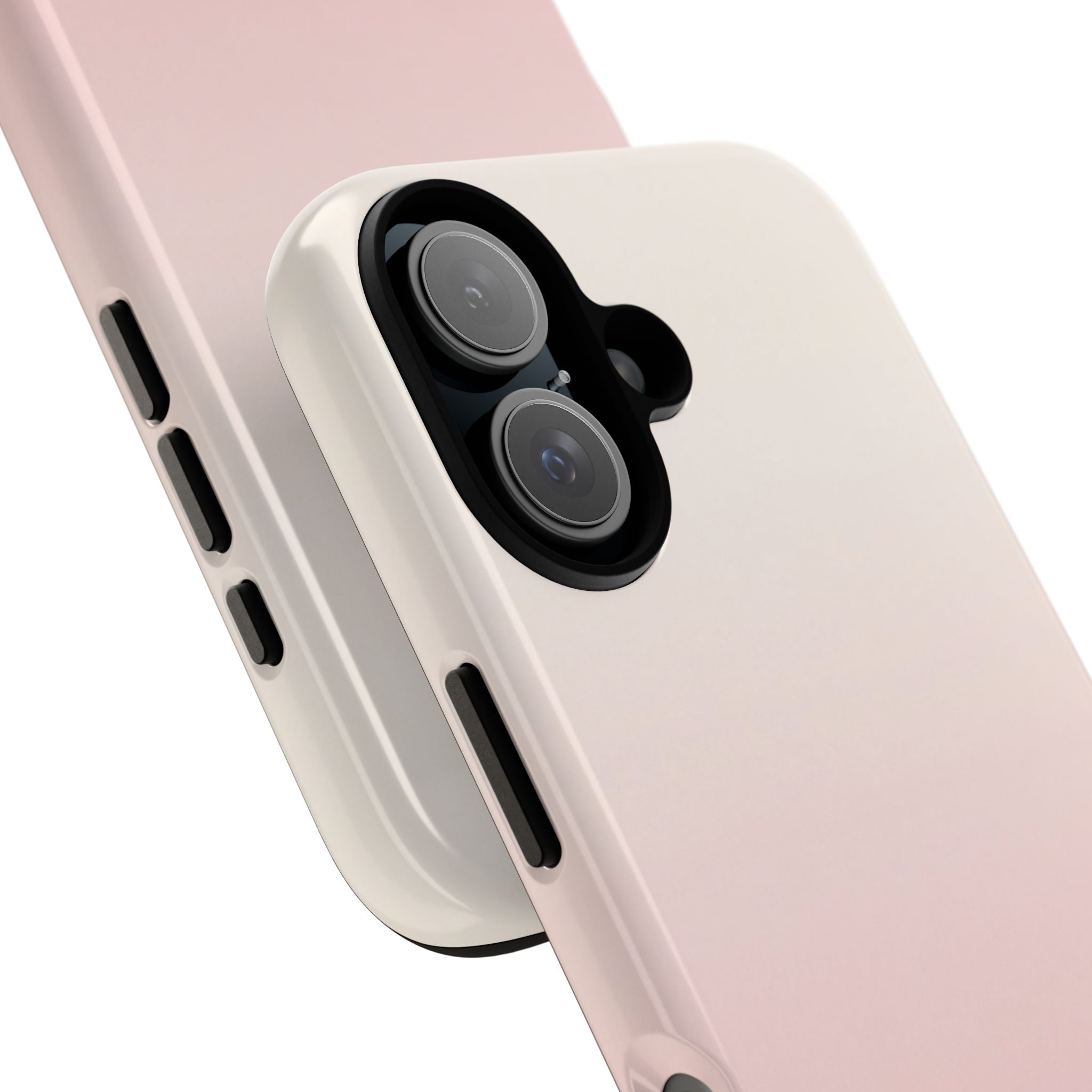 Pink Tough Phone Case for iPhone - Frosted Blush Horizon