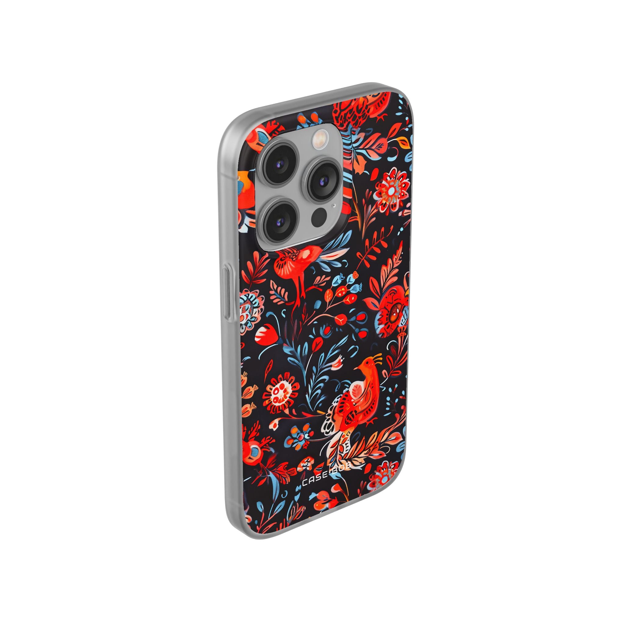 Lebendige Vogelwelt iPhone 14 Pro Case - Soft