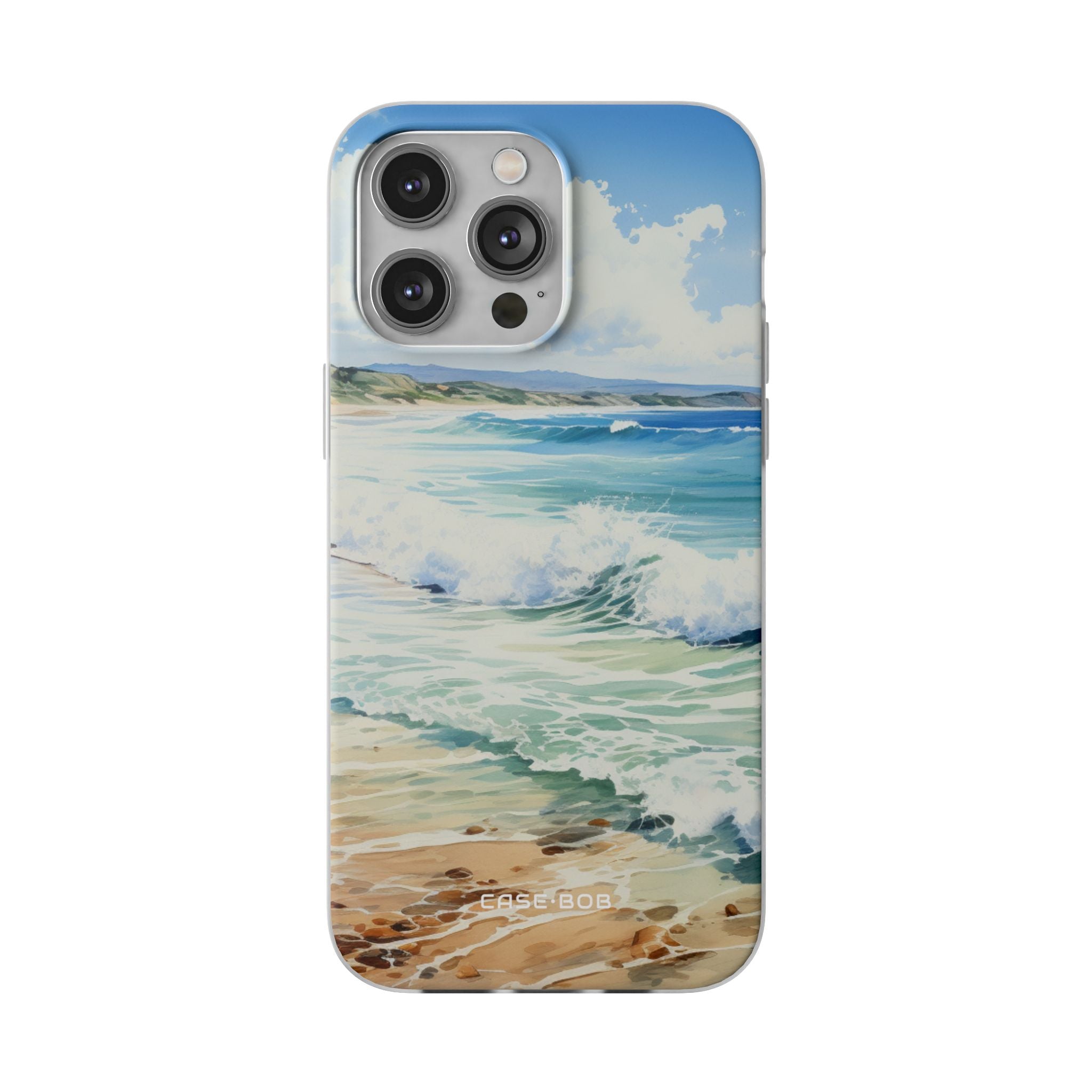 Foamy Wave Breeze iPhone 14 Pro Max Case - Soft