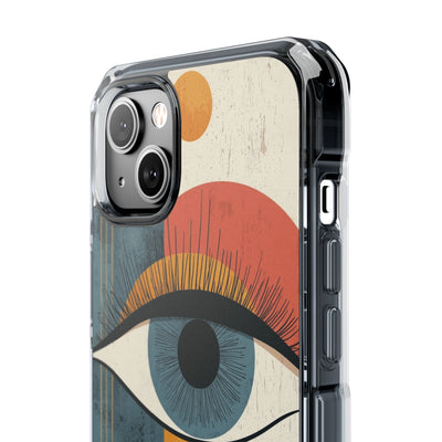 Distressed Azure Ocular · Impact Phone Case for iPhone · Magsafe