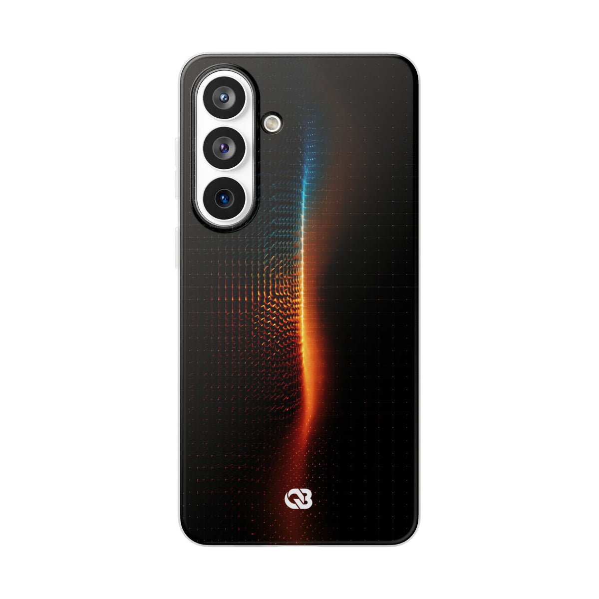 Luminous Refraction Grid · Lite Phone Case for Samsung · Black
