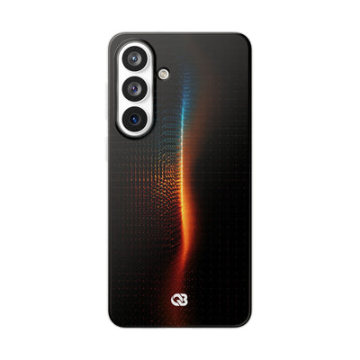 Luminous Refraction Grid · Lite Phone Case for Samsung · Black