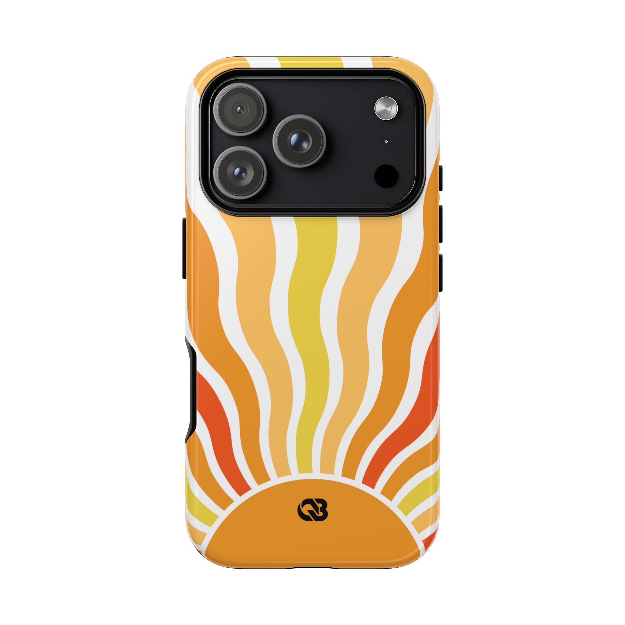 Amber Solar Waves · Tough Phone Case for iPhone