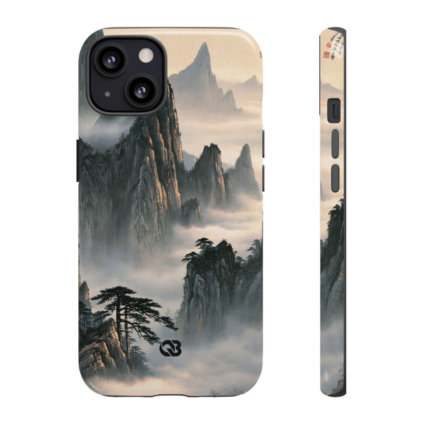 Sacred Mountain Mist · Tough Phone Case for iPhone · Beige