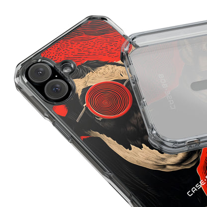 Hypnotic Cow iPhone 16 Plus Case - Impact