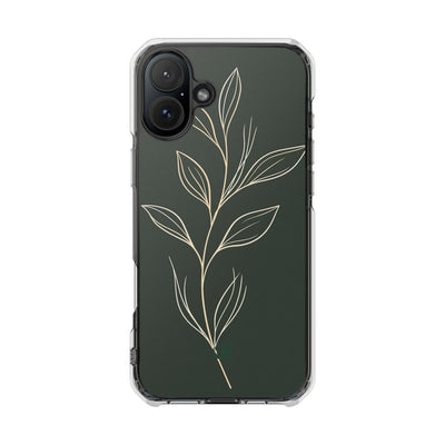 Green Impact MagSafe Phone Case for iPhone - Deep Moss Willow