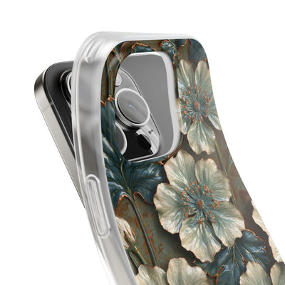 Gilded Blossom Reverie · Lite Phone Case for iPhone ·  Teal