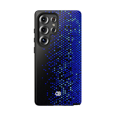 Cobalt Hex Dispersion · Tough Phone Case for Samsung · Blue