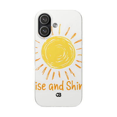 Amber Solar Glow · Soft Phone Case for iPhone