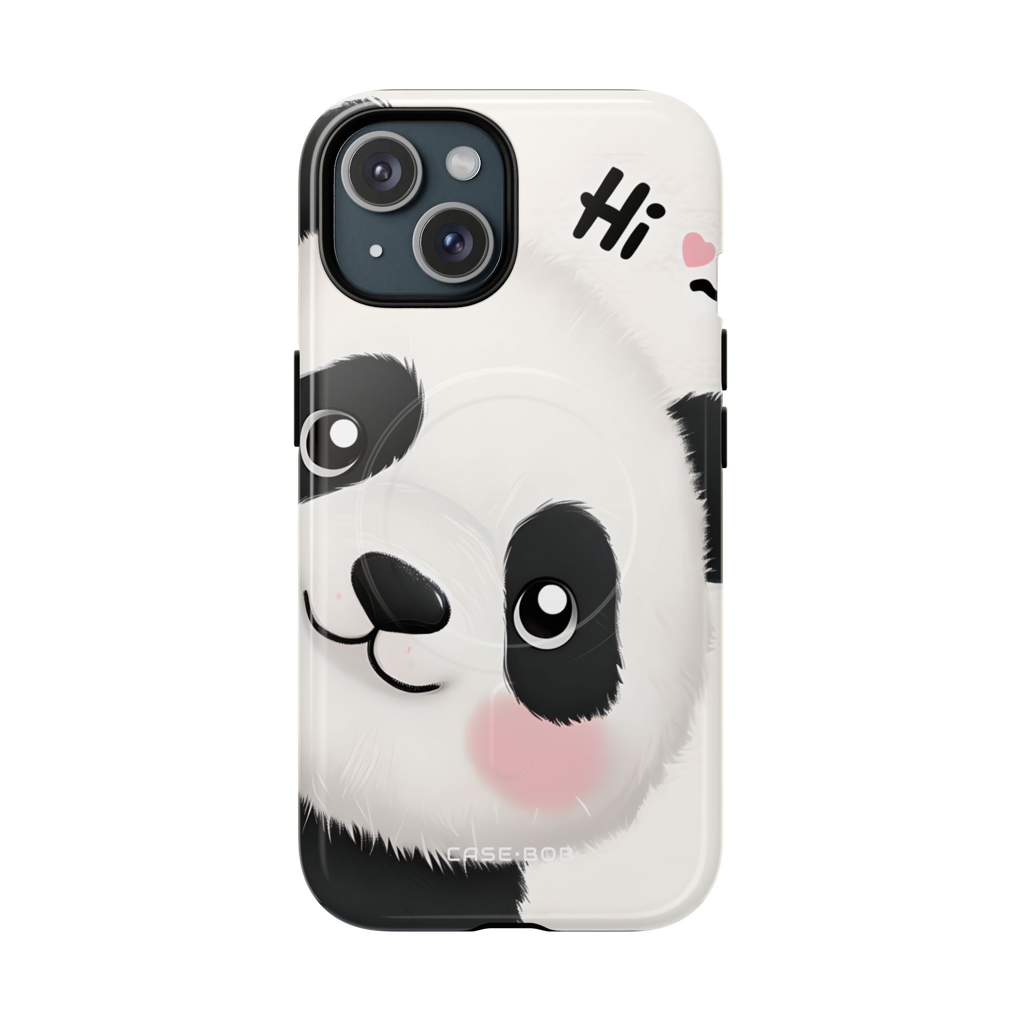 Panda Glow iPhone 15 Case - Tough+