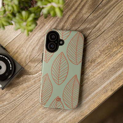 Sage Earth Leaves · Tough Phone Case for iPhone