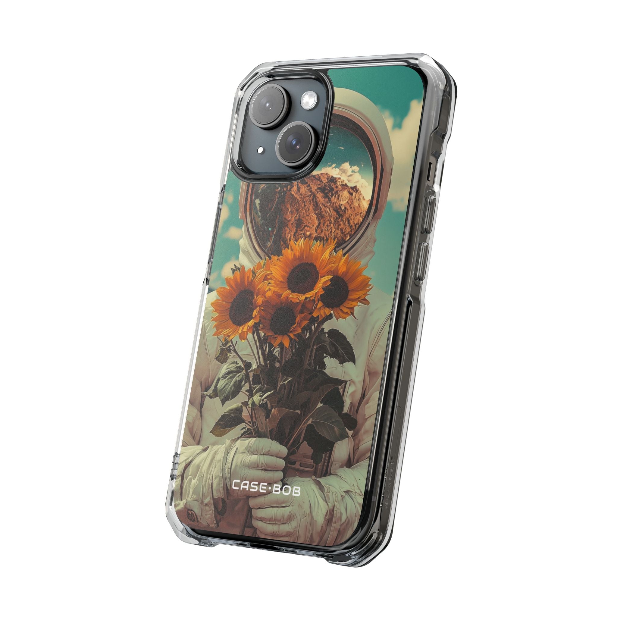 Sunflower Astronaut iPhone 15 Case - Impact