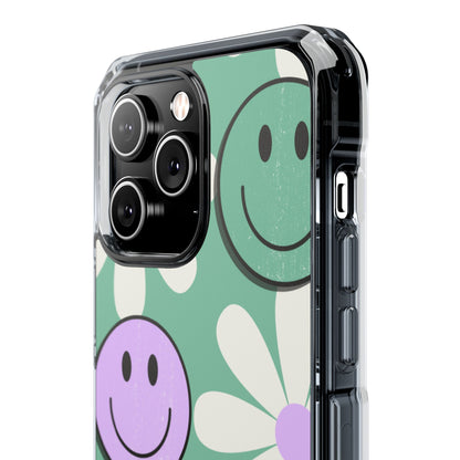Smiley Daisy Glow iPhone 14 Pro Max Case - Impact