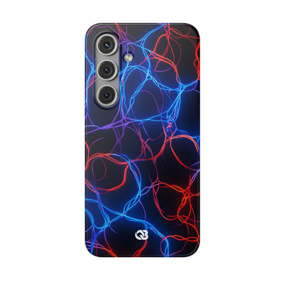 Electric Synapse Glow · Soft Handyhülle für Samsung