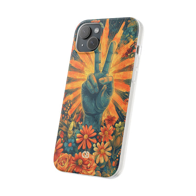Radiant Peace Bloom · Soft Phone Case for iPhone