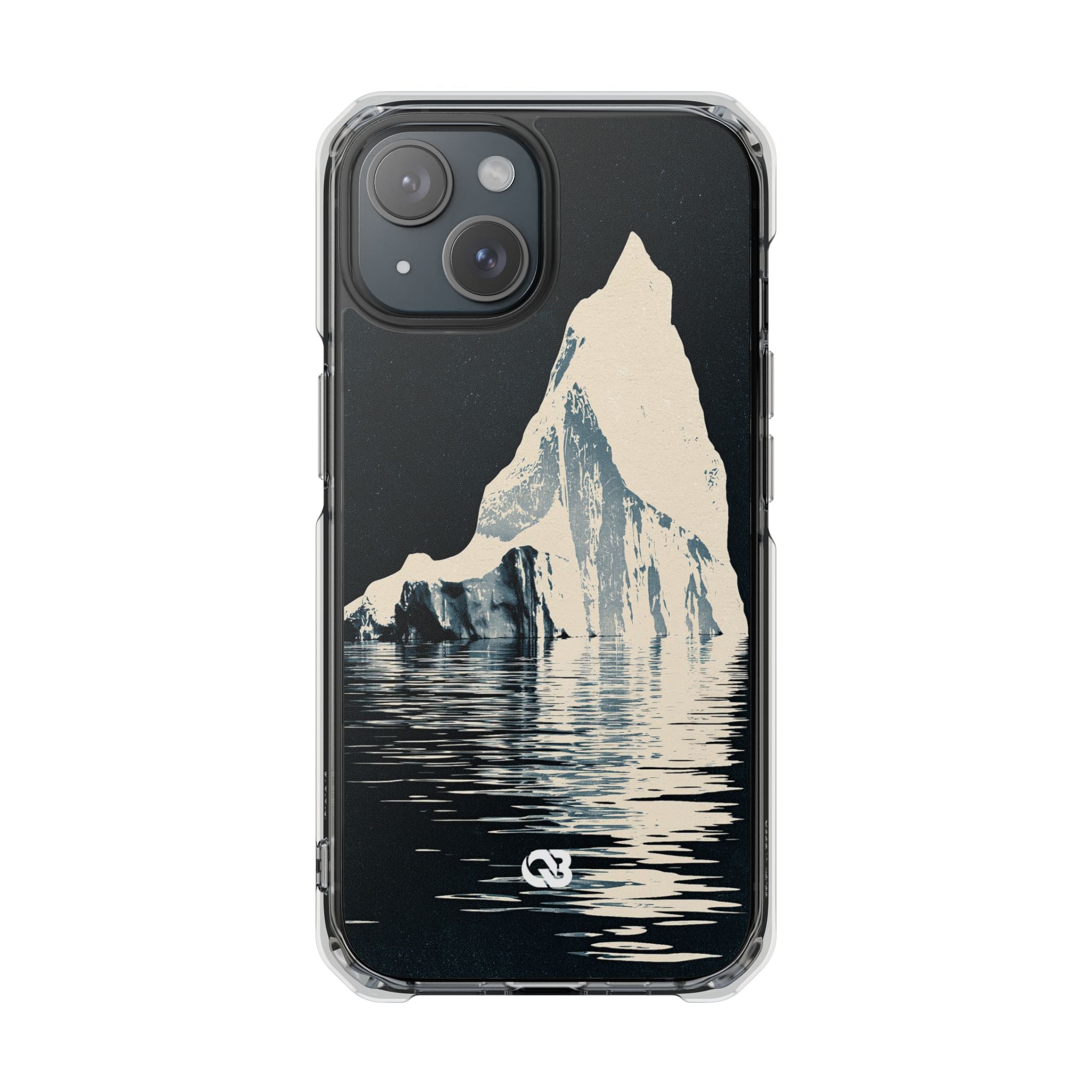 Blue Impact MagSafe Phone Case for iPhone - Frozen Navy Monolith