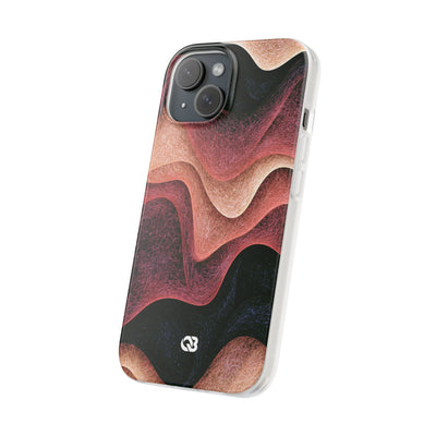 Rose Contour Waves · Lite Phone Case for iPhone ·  Pink