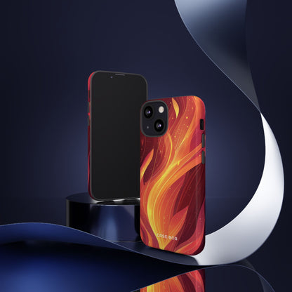 Flaming Flow iPhone 13 Mini Case - Tough