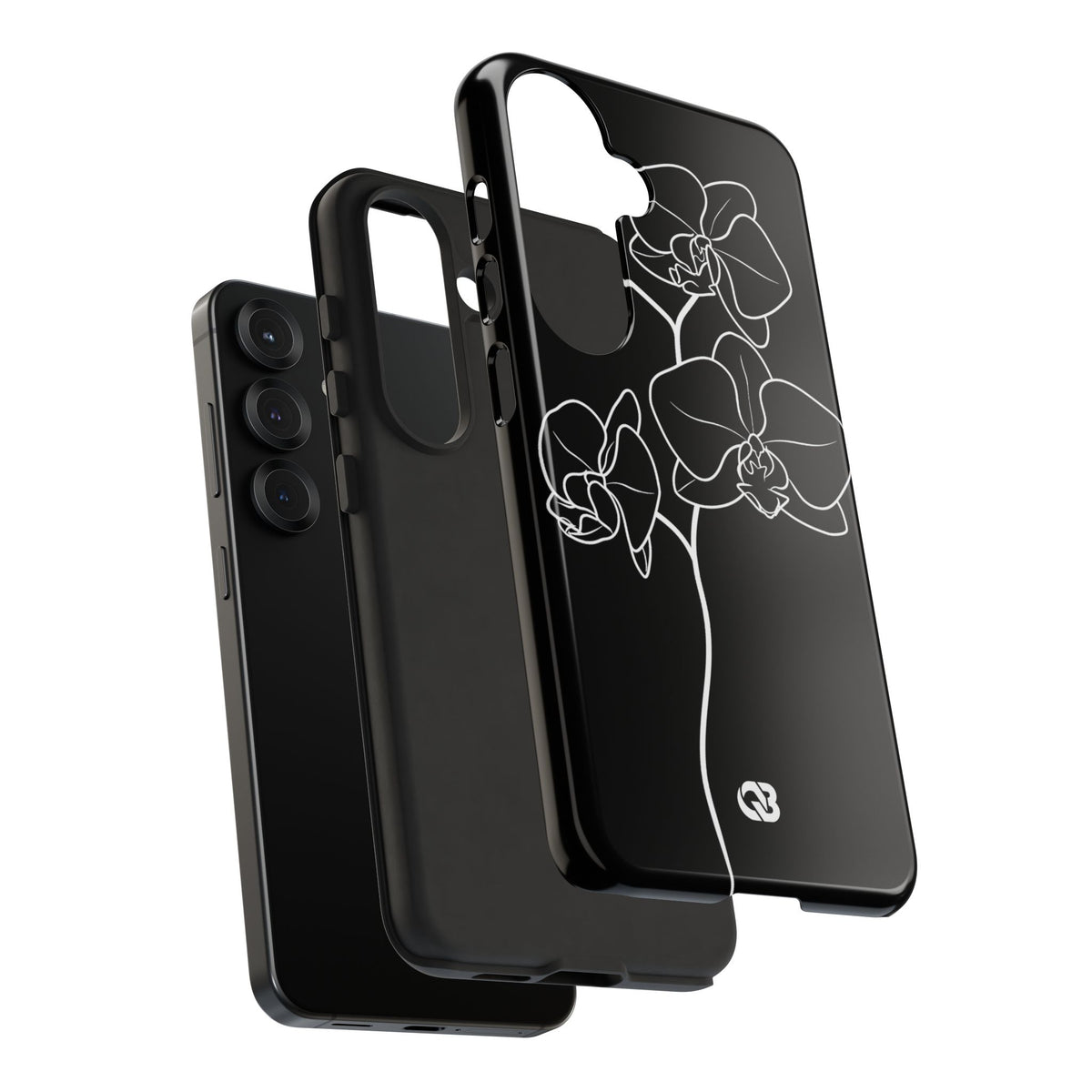 Midnight Orchid · Tough Phone Case for Samsung · Black