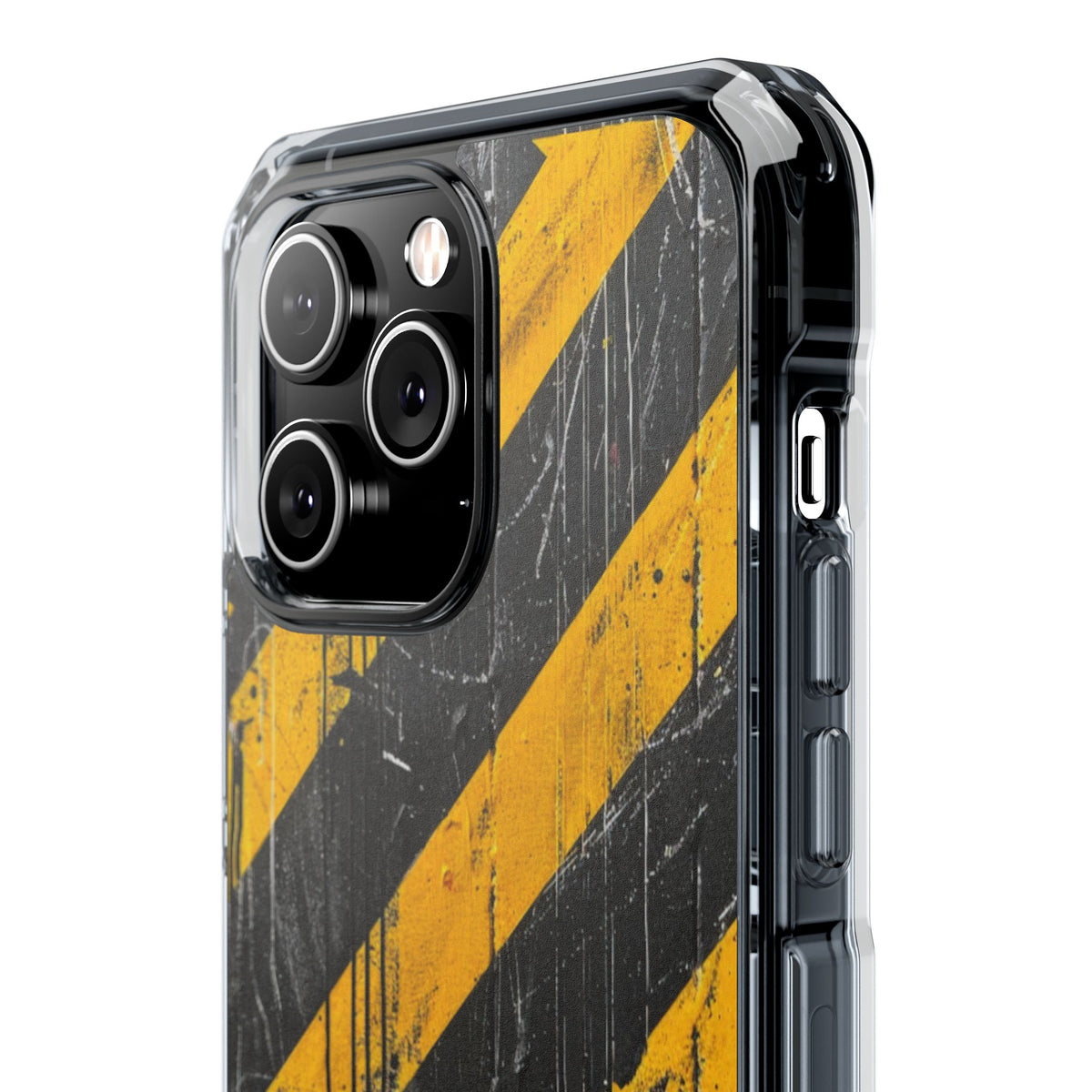 Urban Hazard Decay · Clear Impact Magnetic Phone Case for iPhone · Black