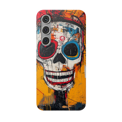 Vivid Graffiti Skull · Soft Coque de téléphone pour Samsung