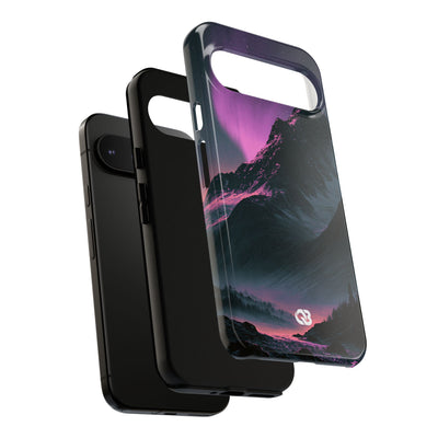 Arctic Aurora Summit · Tough Phone Case for Pixel ·  Black