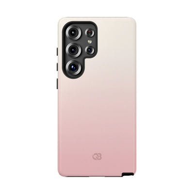 Pink Tough Phone Case for Samsung - Frosted Blush Horizon