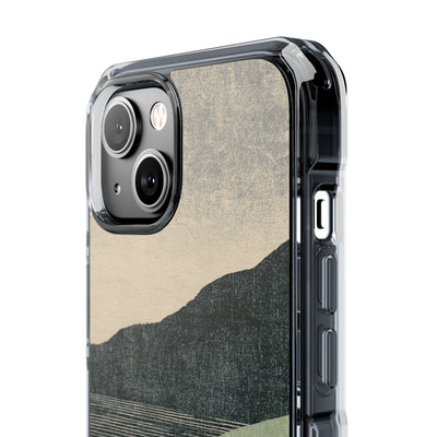 Green Impact MagSafe Phone Case for iPhone - Moss Ridge Grain