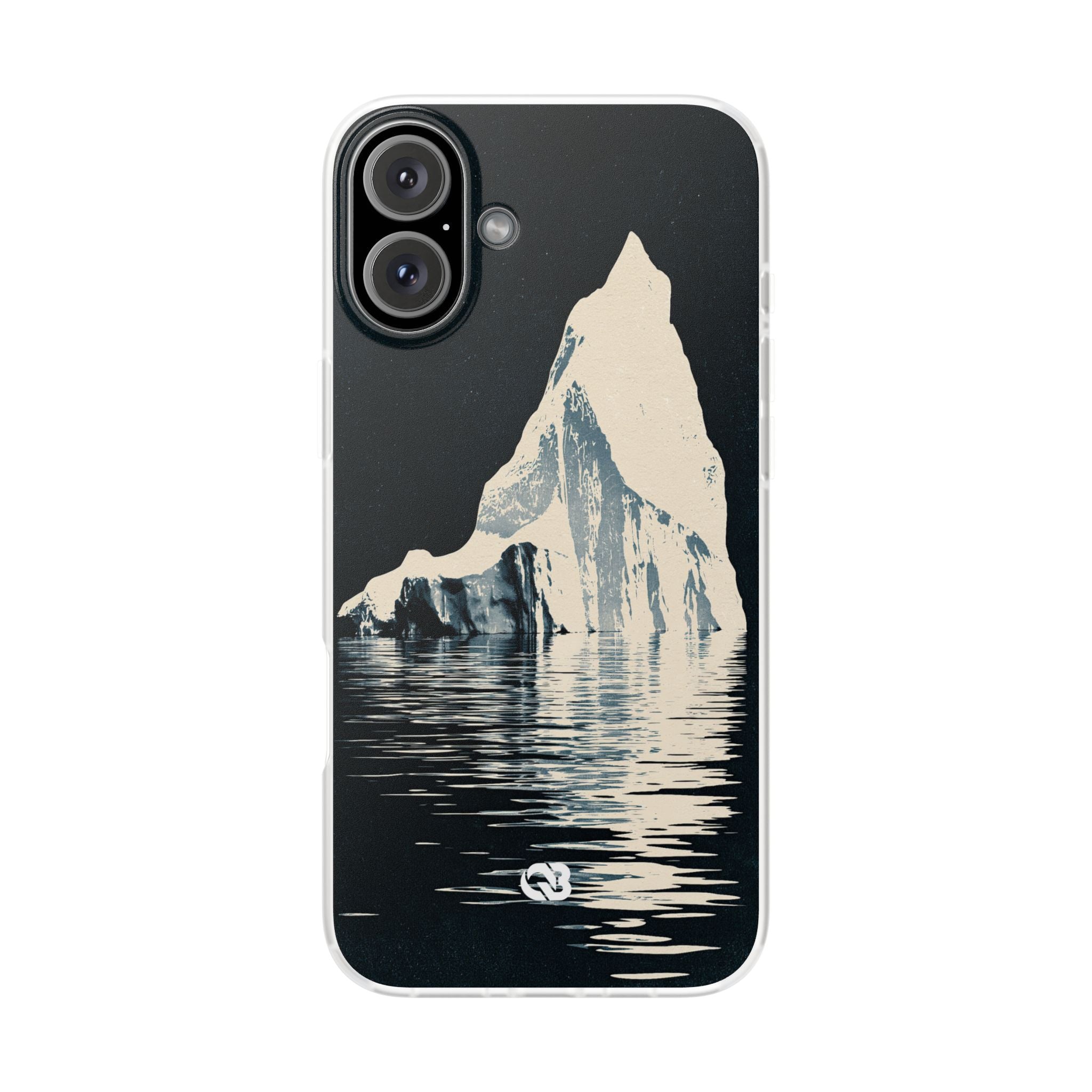 Blue Lite Phone Case for iPhone - Frozen Navy Monolith